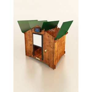 Fabriqué en Italie stratifié hpl de haute qualité résistant à l'extérieur petit poulailler domestique - Product Image 3