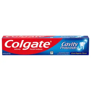 Colgate Cavity Protection Toothpaste with Fluoride, Minty Great Regular Flavor, 2.5 Oz Tube