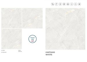 กระเบื้องพอร์ซเลนมันวาวขนาด1200x1200มม. หรูหราการตกแต่งภายในที่ทันสมัยพื้นอิฐไฟร์บริกอินเดียกันลื่น - Product Image 6