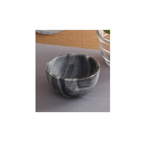 Cuenco de mármol artesanal de mejor diseñador para restaurante y cuenco de mármol de piedra marrón de tamaño personalizado al mejor precio - Product Image 3