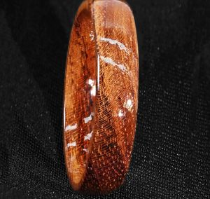 Anillos de banda de madera de Koa, joyería hawaiana abovedada Unisex para hombres y mujeres, regalos de boda de 6mm - Product Image 3