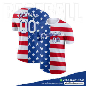 Camiseta de Béisbol con Cuello Redondo, Uniforme Deportivo Personalizado para Equipos, Secado Rápido, Absorbe la Humedad, Transpirable, Antibacteriana, de Poliéster - Product Image 5