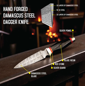 มีดเชฟเหล็กดามัสกัสที่จับไม้สำหรับมืออาชีพใบมีด - Product Image 2