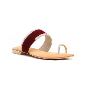 Maroon Fancy Chappal FN0663 Ethnique Autres Accessoires - Product Image 3