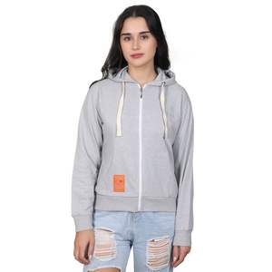 Sweat-shirt à capuche Evolve pour femme, 100 % coton, haute qualité, respirant, manches longues, col rond, idéal pour l'hiver - Product Image 2