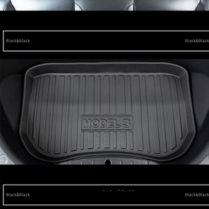 Tapis de sol pour Tesla Model 3 - Ensemble complet antidérapant, <span class=keywords><strong>accessoires</strong></span> intérieurs - Product Image 6