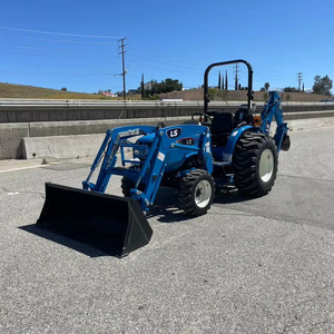 Company Supplies 24hp LS Cortacésped 4x4 Mini Tractor de granja Cargador frontal Retroexcavadora Tractores agrícolas usados Camiones Núcleo - Product Image 1