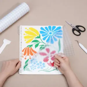 เทปถ่ายโอนขนาด 300x300 มม. 10 ชิ้น (YZ001) สำหรับการใช้งานกระดาษถ่ายโอนและฟิล์ม - Product Image 4