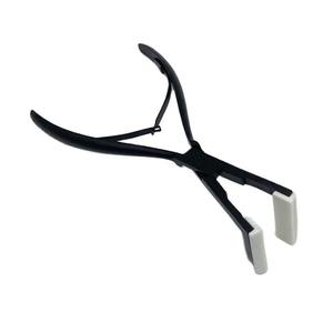 1 Pinza de Acero Inoxidable Negra de 7 Pulgadas para Extensiones de Cabello con Cinta Adhesiva, Herramienta para Sellado de Cinta, Herramientas para Extensiones de Cabello de Queratina - Product Image 6