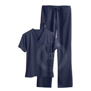 Best Selling 100% Cotton Medical <b>Scrub</b> Suit Premium Medical <b>Scrub</b> <b>Sets</b> at Wholesale Price - Product Image 4