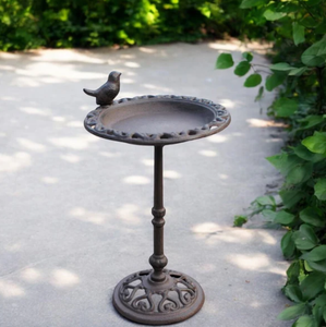 Mangeoire à oiseaux en métal rond en aluminium personnalisée AK Brass, finition moderne en métal pour la décoration de la maison et du jardin, logo personnalisé - Product Image 1