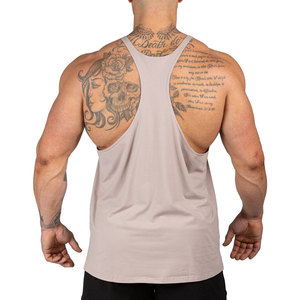 OEM algodón hecho Stringer camisetas sin mangas para hombre con su logotipo/impresión personalizada de talla grande gimnasio camiseta sin mangas de gran tamaño hombres Stringer - Product Image 4