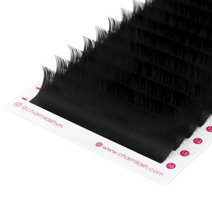 Pestañas de visón CharmLash al por mayor, pestañas de visón, caja de embalaje para pestañas, fibra PBT coreana de alta calidad personalizada, sin tonos azulados ni verdosos, esponjosas - Product Image 1