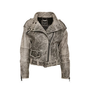 2025 nouveauté taille personnalisée femmes veste en cuir meilleure qualité respirant Cracker femmes vestes à vendre - Product Image 1