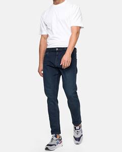 Conjunto de Mezclilla Clásico Lavado Elástico Casual de Corte Ajustado para Hombre, Jeans y Pantalones Vaqueros, Súper Oferta - Product Image 1