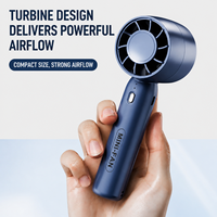 Ventilateur portable d'été OEM, mini-ventilateur rechargeable USB 300mAh-500mAh avec 3 vitesses réglables