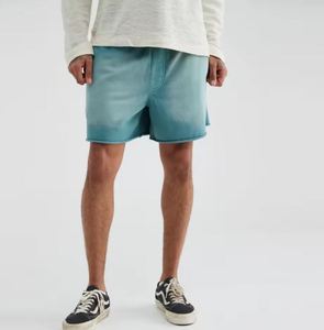 Custom Logo Best Design Plain Breathable Material Quick Dry Men Acid Wash Shorts New Streetwear Style Men Acid Wash Shorts - Product Image 3