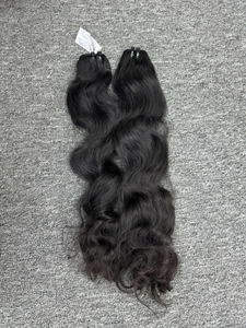 เครื่องทำผมหยักศกธรรมชาติผมลอนคลื่นสี1B จากเวียดนามเครื่องทอผมสองชั้น100% คุณภาพสูง - Product Image 3