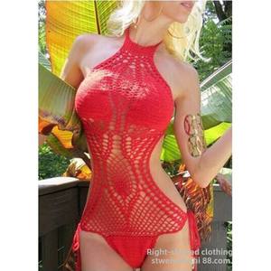 Traje de baño de una pieza sexy estilo europeo-americano para mujer, conjunto casual de bikini ahuecado para playa y viajes, venta al por mayor - Product Image 4