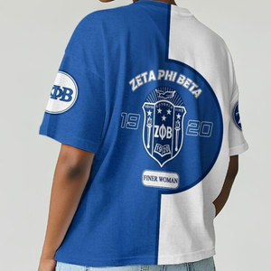 Zeta Phi Beta, camisetas para hombre, camiseta de Rugby de alta calidad, moda Vintage 1920, ropa informal de verano XS, botón estampado de bloque de Color fino - Product Image 3