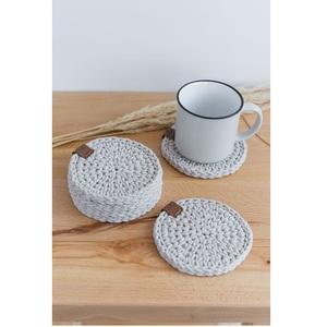 Posavasos de lino elegante de tela suave con forma cuadrada de nuevo estilo para posavasos de mesa de restaurante en casa - Product Image 5