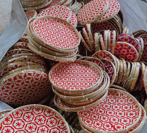 Panier de décorticage en bambou avec couvercle pour usage alimentaire, artisanat en bambou, exportateur vietnamien - Product Image 6