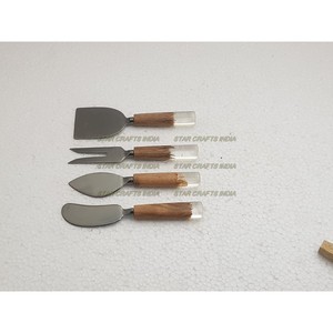 Compra cuchara de acero juego de cubiertos de resina de madera para cocina y restaurante vajilla cuchara de acero mejor embalaje y producto de Venta caliente - Product Image 3