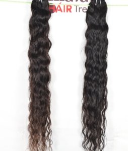 100% High Quality Natural Color Black Remy Indian Human Hair Bundles Wavy Peruvian Deep Virgin Weave Aligned Cuticle <b>Extensions</b> - Product Image 1