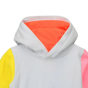 Venta al por mayor 100% algodón pulóver sudaderas con capucha para niños logotipo personalizado Casual pulóver sudaderas con capucha invierno cálido sólido Terry Características - Product Image 3