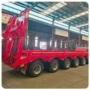 Semirremolque <span class=keywords><strong>de</strong></span> Cuello <span class=keywords><strong>de</strong></span> Cisne <span class=keywords><strong>de</strong></span> Alta Calidad y Buen Precio, 12 Ruedas, 3 <span class=keywords><strong>Ejes</strong></span>, 4 <span class=keywords><strong>Ejes</strong></span>, 60 Toneladas, 100 Toneladas, Personalizable, Resistente - Product Image 6