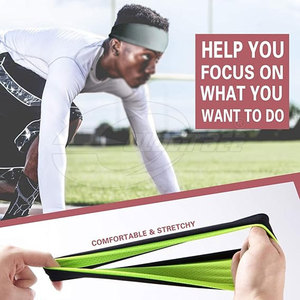 Personalized Sports <b>Headband</b> With Custom Logo Name Design For Teams Running Training Fitness <b>Gym</b> And Outdoor Games - Product Image 6