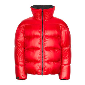 แจ็กเก็ตปลาปักเป้ามันวาวสไตล์ไฮสตรีทพร้อมคอตั้งสำหรับผู้ชายและผู้หญิงฤดูหนาวเสื้อผ้าใส่กลางแจ้งผ้าสภาพใหม่ - Product Image 1