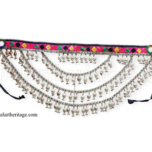 Festival favorito Tribal Kuchi capa cinturón hecho a mano para mujeres joyería étnica audaz aspecto bohemio - Product Image 1