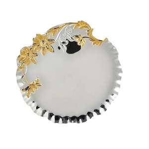 BAS quantité minimale de commande Nouveau Design Luxueux Plateau De Service Avec Un Design Métallique Nouvelle Arrivée Qualité Fantastique - Product Image 2