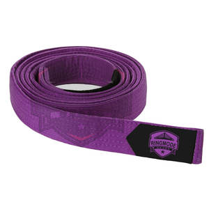 Ceinture de karaté d'arts martiaux pakistanais personnalisée avec logo, douce, confortable, de haute qualité, avec doublure en coton, meilleur design - Product Image 4