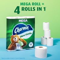 Best Price on Charmin-Ultra Gentle Toilet Paper 24 Mega Rolls = 96 Regular Rolls Factory Sealed Ready to Ship Worldwide