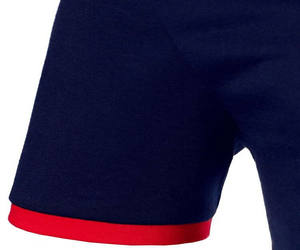 Fermeture éclair pour chemises à manches courtes, tissu jersey respirant, motif uni brodé, impression par décharge, style streetwear - Product Image 2