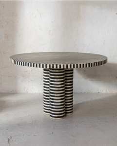 Table basse moderne de luxe en os incrusté, faite à la main, pour mariage, design carré multifonctionnel, décoration intérieure - Product Image 5