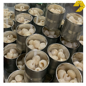 ลิ้นจี่กระป๋องจากเวียดนามเขตร้อนรสหวานและฉ่ำกระป๋องพร้อมสำหรับชาฟองผสมน้ำแข็งและเครื่องดื่มเย็นๆ - Product Image 1