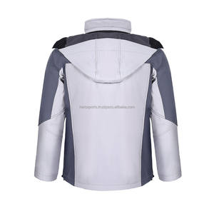 Wholesale Best selling Zipper Plus Size Fleece Bomber Coats <b>Soft</b> <b>Shell</b> <b>Jacket</b> <b>Men</b> Windproof Waterproof Hooded <b>Jackets</b> - Product Image 3