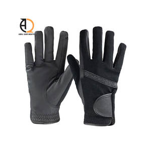 Service OEM Gants d'équitation en cuir personnalisés Gants d'équitation équestre Gants de course de sécurité Gants de sport pour cavalier - Product Image 1