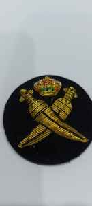 แผ่นผ้ากระทะเย็บด้วยมือสัญลักษณ์เส้นลวดแท่งพร้อมตราติดแม่เหล็ก - Product Image 2