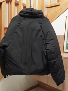 Chaqueta de Plumón Personalizada para Hombre, Ligera, Rellena de Poliéster, Tejido de Lana Transpirable, Cuello Alto, Cálida para Invierno, Uso Formal - Product Image 5