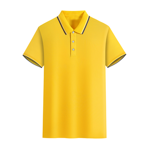 Polos de hombre con logotipo bordado personalizado de alta calidad, camiseta Polo de golf lisa de manga corta OEM al por mayor, camiseta Polo de algodón 100% - Product Image 6