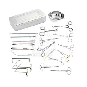 Kit quirúrgico veterinario Premium con instrumentos reutilizables de acero inoxidable Kit de instrumentos de cirugía veterinaria - Product Image 6