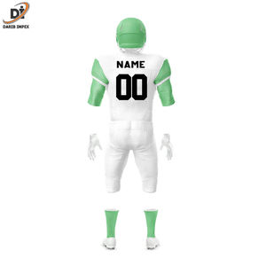 Uniforme de fútbol americano de alta calidad con logotipo personalizado, conjuntos de ropa deportiva transpirable con el más nuevo estilo impreso por sublimación, buena venta - Product Image 3