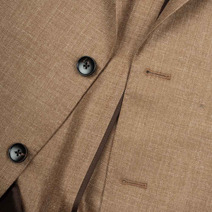 เสื้อเบลเซอร์กระดุมแถวเดียวสำหรับผู้ชายเสื้อเบลเซอร์คอวีแขนยาวสำหรับผู้ชายเสื้อเบลเซอร์แบบเต็มตัวสำหรับใส่ระบายอากาศได้ป้องกันรอยยับปรับขนาดสีได้ - Product Image 4