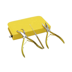 Vente en gros d'outils d'extension de cheveux professionnels modernes et élégants de haute qualité, kit de pinces à cheveux en matériau composite, personnalisable, Pakistan - Product Image 2
