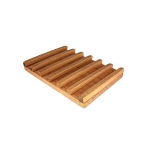 Jabonera de madera natural al por mayor jabonera de madera accesorios de baño hechos a mano para baño cocina - Product Image 4