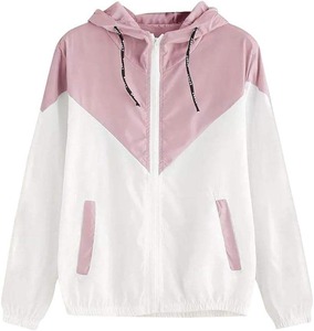 Chaqueta cortavientos a prueba de agua en blanco para exteriores, chaquetas cortavientos impermeables con logotipo personalizado, chaquetas de talla grande para hombre - Product Image 6